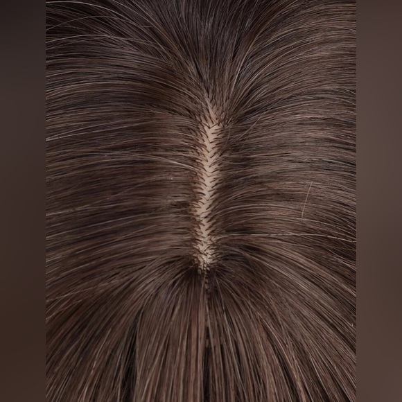 26 Inch Balayage Ombre  Brown to  light Blonde wavy Wig - Picture 8 of 9